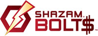 Shazam Bolt$ Logo with Lightening Bolt